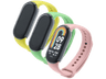 Correa - CellularLine KITBAND2MISMART8, Kit 3 correas, Para Xiaomi Mi Smart Band 8, Silicona, Amarillo / Verde / Rosa