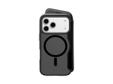 Funda móvil - Cellularline DAILY MAG, Para iPhone 17 Pro Max, Imitación piel y Cierre magnético, Compatible con Magsafe®, Con tapa tarjetero, Negro