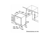 Lavavajillas integrable - Siemens SX75ZX07CE, 14 servicios, 8 programas, 59.8 cm, VarioSpeed+, Sin panelar
