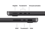 Apple MacBook Pro (2026) 14.2 PROLED XDR táctil, Chip M5 Pro, CPU 15 núcleos, GPU 16 núcleos, 24GB RAM, 1TB SSD, Negro espacial, Sin cargador
