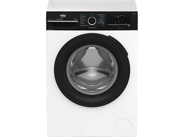 Lavadora carga frontal - Beko BM3WFU41041W, 10 kg, 1400 rpm, 15 Programas, Inverter, Función Vapor, EnergySpin, Blanco