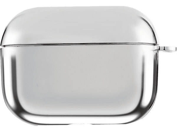 Funda - ISY IEC-2400-SL Airpods Pro Case, Compatible con Appel AirPods Pro, LED frontal visible, Plata