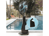 Ventilador de agua - Cecotec EnergySilence 690 FreshEssence, Motor cobre 90W, Depósito 3L, 5 aspas, 3 velocidades, Mando, Negro