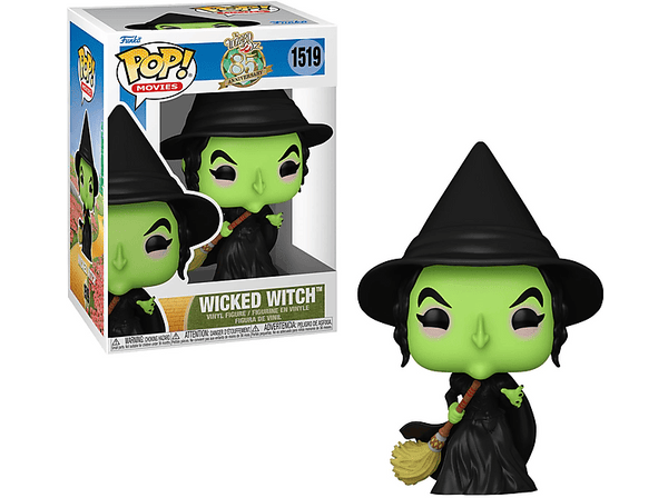 Figura Funko Pop! - Movies: El Mago de Oz 85 Aniversario - Malvada Bruja del Oeste, Vinilo, 9 cm