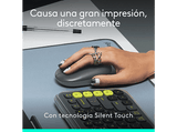 Ratón inalámbrico - Logitech Pop, 4000 ppp, Easy-Switch, Bluetooth, SmartWheel, Botones personalizables, Tecnología Silent Touch, PC-Mac, Negro