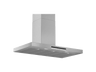 Campana decorativa - Bosch DWB97IM50, Decorativa, 710 m³/h, 3 potencias + intensiva, 90 cm, Inox