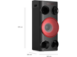 Altavoz de gran potencia - LG POWER 7000, 340 W, AI Karaoke Master, Bluetooth, Negro