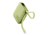 Powerbank - CellularLine Pocket, 10000 mAh, Carga rápida, 20 W, Hasta 72h de carga, USB C, Verde