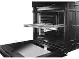 Horno - HAIER H6 ID46G3SYTB, Multifunción, Sistema de limpieza integrado Pirolítico + Hidrolítico, 27 funciones, 78 l, Negro