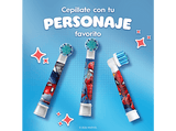 Recambio para cepillo dental - Oral-B Pro Kids 3+, Cabezales de recambio de Marvel Spiderman, +3 años, Pack de 6 unidades
