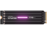 Disco duro SSD interno 1TB - Crucial T710, Tecnología Gen5, DirectStorage, NVMe 2280 M.2, Negro