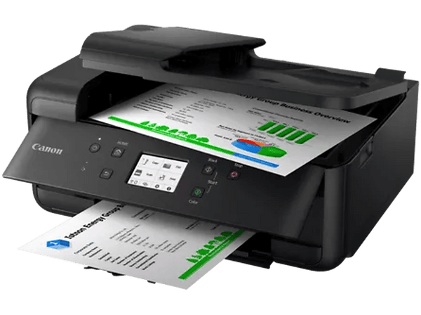 Impresora multifunción - Canon Pixma TR7650, Inyección de tinta, 15 cps, ADF, Escáner, Fax, Impresión, Negro