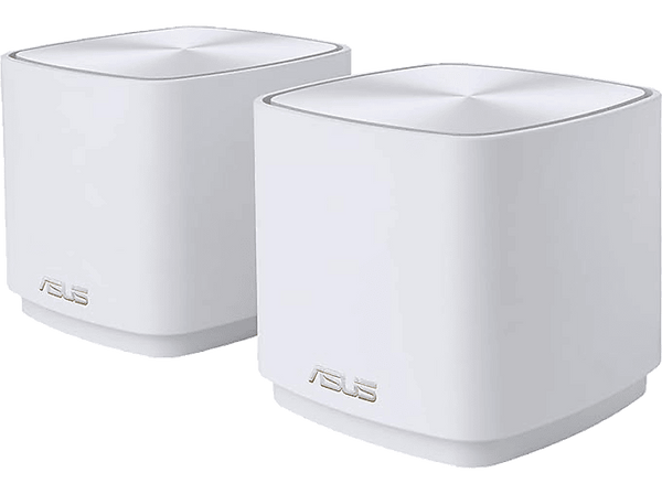 Sistema WiFi Mesh - Asus XD4 Plus (W-2-PK), 2 pack, 1.8 Gbit/s, 2 puertos Ethernet, Hasta 306 m², Blanco