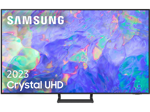 TV LED 55" - Samsung TU55CU8500KXXC, UHD 4K, Dynamic Crystal Color, Object Tracking Sound Lite, Adaptive Sound, Smart TV, Titan Gray