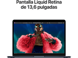 Apple MacBook Air (2024), 13,6, Chip M3, GPU de 10 núcleos, 8 GB RAM, 512GB de SSD, Teclado Magic Keyboard Touch ID, macOS, Medianoche