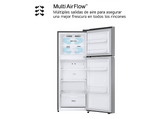 Frigorífico dos puertas - LG GTBV22PYNJ, No Frost, 144.5 cm, 217 l, Multi Air Flow™, Inox Antihuellas