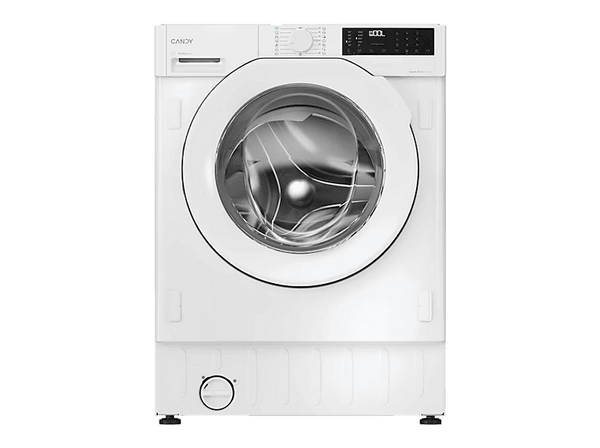 Lavadora integrable - Candy BC449M4D8J-S, 9 kg, 1400 rpm, 16 Programas, Inverter, Sin panelar