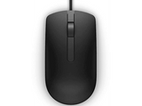 Ratón - Dell MS116, 1000DPI, USB, Óptico, Ambidextro, Negro