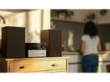Microcadena - PHILIPS TAM3205M2/12, FM, CD, USB, Entrada de audio, 20W, Altavoces Bass Reflex, Bluetooth 5.4, Negro