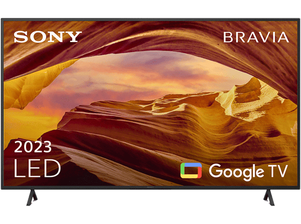 TV LED 50" - Sony BRAVIA 50X75WL, 4K HDR, Smart TV (Google TV), Google Assistant, Alexa, Siri, Bluetooth, Chromecast, Eco, BRAVIA Core, Marco Fino, IA