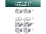 Frigorífico americano - Hisense RQ5P470SYID, Total No Frost, 178.5 cm, 483 l, Wi-Fi, Inverter, Inox