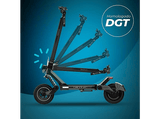 Patinete eléctrico - Cecotec Bongo Serie Z Power Mountain, 1300 W, 800 W, Autonomía 60 km, Inclinación 20%, Ruedas Off Road 10.5, SX2, Black