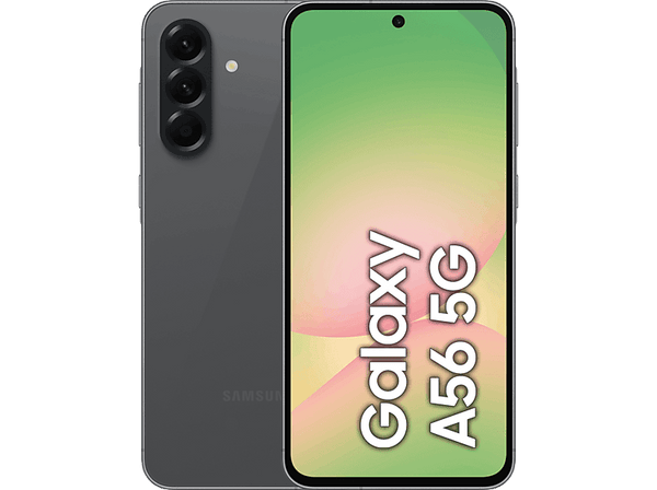 Móvil - Samsung Galaxy A56 5G, Negro, 256 GB, 8 GB RAM, 6.7"  FHD+ Super AMOLED, Exynos 1580, 5000 mAh, Android 15