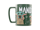 Taza - Sherwood Grogu de The Mandalorian (Star Wars), Con cubre taza peludo