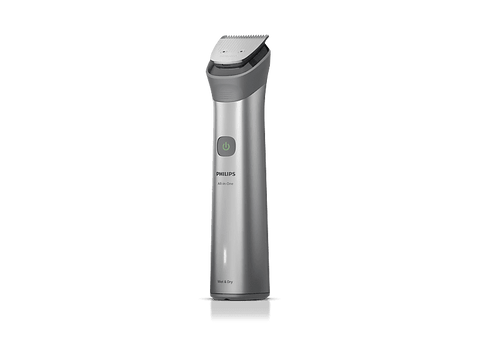 Afeitadora corporal - Philips MG5931/15, 10 Herramientas y accesorios, 120 min Autonomía, Cara, Pelo y Cuerpo, Cuchillas Autoafilables, Gris claro