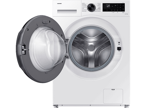 Lavadora carga frontal - Samsung WW11DG5B25AEEC, 11 kg, 1400 rpm, 14 programas, AI EcoBubble™, SmartThings™, Blanco
