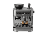 Cafetera express - Philips Barista Brew PSA3228/01, Molinillo integrado, Prensador calibrado premium, doble container de café, Capacidad 2,3l, 15 bar.