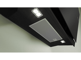 Campana decorativa - Bosch DWK91LT60, Serie 8, 5 velocidades, 441 m³/h, Home Connect, Conexión Placa - Campana, 90 cm, Cristal Negro