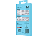 Funda - Isy ISC 3743, Compatible con iPhone 16, Resistente a golpes, Negro Carbón