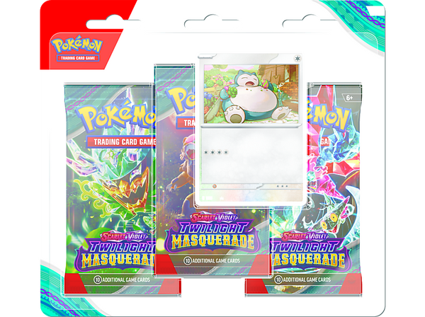 Juego - Magicbox Pokémon: Scarlet & Violet 6 - Twilight Masquerade: 3 Pack Blister, Aleatorio