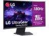 Monitor gaming - LG 27GS60QC-B, 27", Full-HD, 1 ms, 180 Hz, HDMI x2, DisplayPort x1, Morado grisáceo