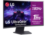 Monitor gaming - LG 27GS60QC-B, 27, Full-HD, 1 ms, 180 Hz, HDMI x2, DisplayPort x1, Morado grisáceo