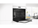 Horno a vapor - Balay 3HD5829B3, Multifunción, Pirolítico, 71 l, Función Freidora de Aire, Control Deslizante, 60 cm, Cristal Blanco