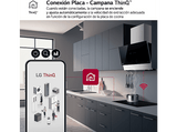 Placa inducción - LG CBIZ3035B, 4 zonas, 2 zonas Flex, 80 cm, Cristal negro