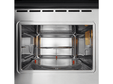 Microondas con grill integrable - LG MG7Z2593B, 900 W, 8 niveles, 25 l, Cristal negro