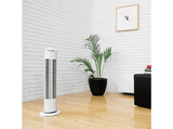 Ventilador de torre - Cecotec ForceSilence 6090 Skyline, Potencia 45 W, 3 velocidades, Temporizador, 80 cm altura, 30, White