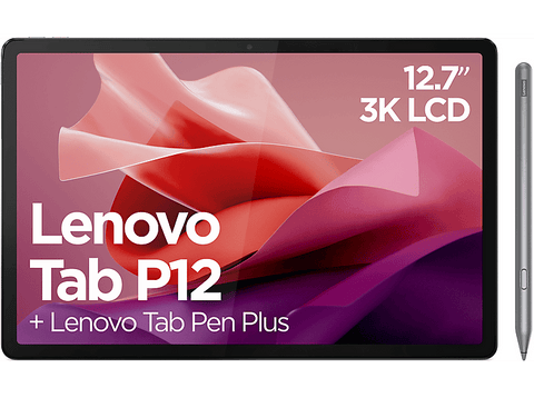 Tablet - Lenovo Tab P12, Gris, 256GB, WiFi only, 12.7