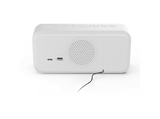 Radio despertador - Vieta VH-AL300BK, 6W, FM, Altavoz Incorporado, Pantalla LED, Cable/Pilas, Blanco