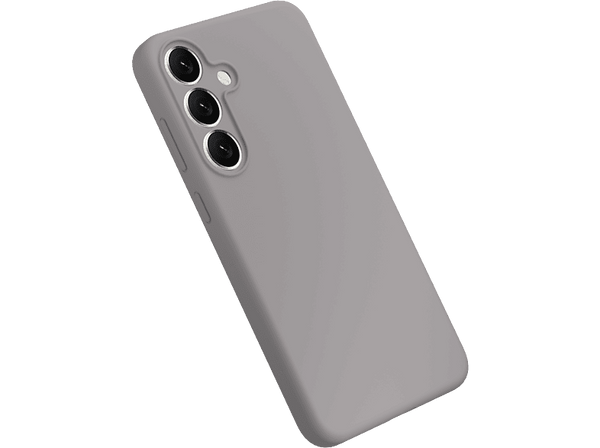 Funda móvil - ISY ISC-2359, Para Samsung Galaxy S25, Silicona,  Gris pardo