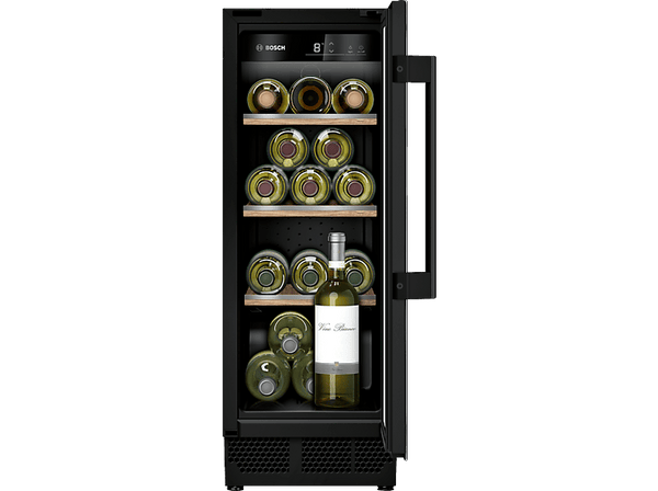 Vinoteca integrable - Bosch KUW20VHF0, 81.8 cm, 21 botellas, Negro