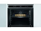 Horno a vapor - Whirlpool W6 OS4 4S1 P, Multifunción, Pirolítico, 73 l, 59.5 cm, tecnología 6th SENSE, Acero inoxidable y negro