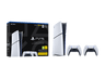 Consola - Sony PS5 Slim Digital Edition, 825 GB SSD, 4K, 2 mandos DualSense, Chasis E, Blanco