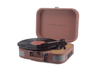 Tocadiscos - Prixton VC600, Correa de Transmisión, Bluetooth, 33/45/78 rpm, Dos Altavoces Estéreo de 5W, Mocha Mousse
