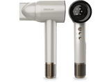 Secador - Cecotec DryGlam Waves Champagne, 1600 W, Motor Brushless y Tecnología de Plasma Revolucionaria, 4en1 cabezales con Efecto Coanda, Champagne