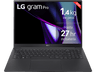 Portátil - LG 17Z90SP-E.AD88B, 17" WQXGA, Intel® Core™ Evo™ Ultra 7-155H, 32 GB RAM, 1 TB SSD, GeForce RTX™ 3050, W11H, Negro Obsidiana