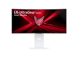 Monitor gaming - LG 34GX90SA-W, 34 WQHD 4K, 240 Hz, 0.03 ms, OLED curvo 800R, AMD FreeSync™, USB-C, Altavoces integrados, Altura ajustable, Blanco